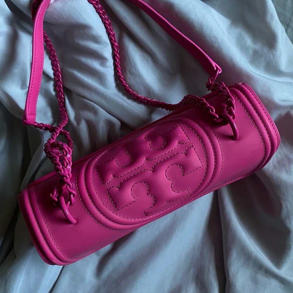 Tory Butch Fleming Bag (Hot Pink) - Picture 3 of 6